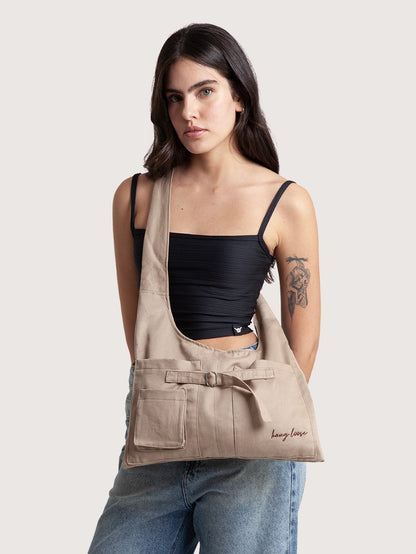 Bolsa Transversal Caqui Hang Loose Pockets