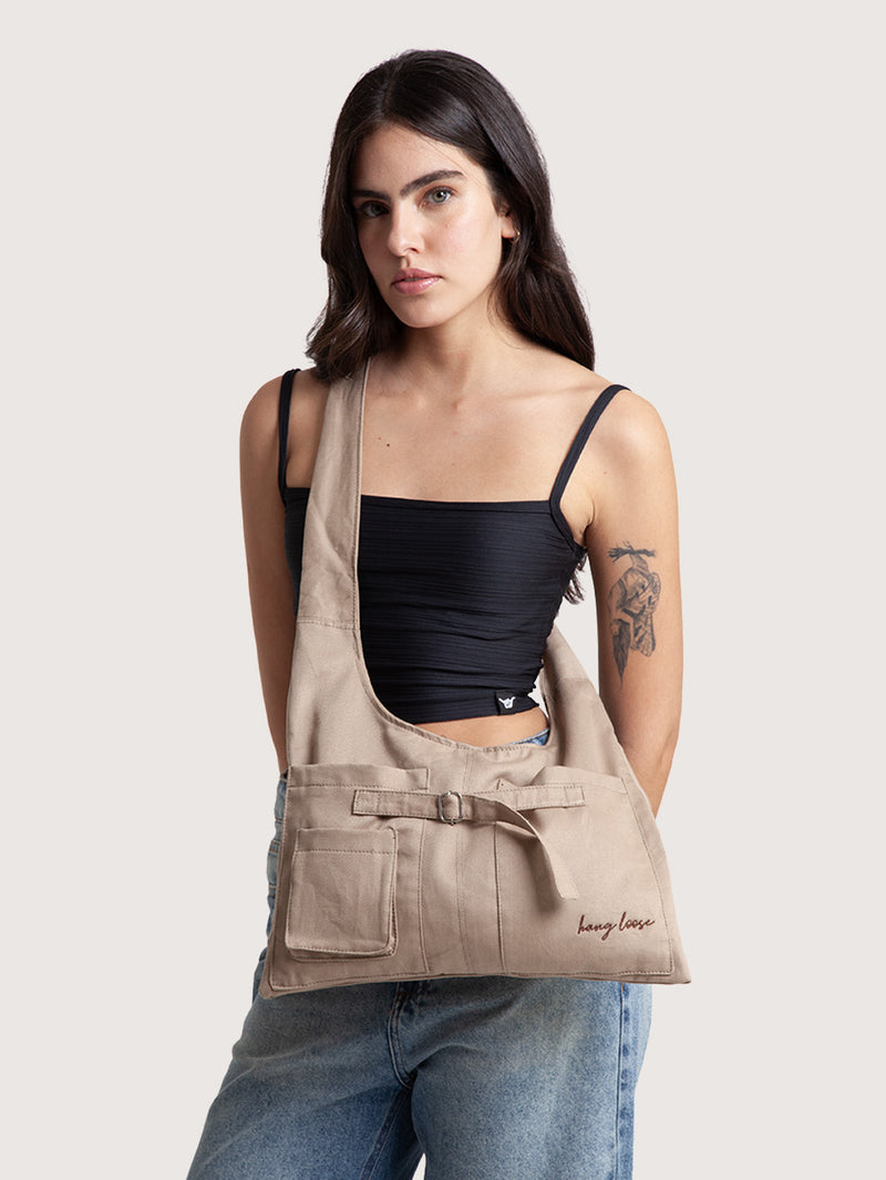 Bolsa Transversal Caqui Hang Loose Pockets