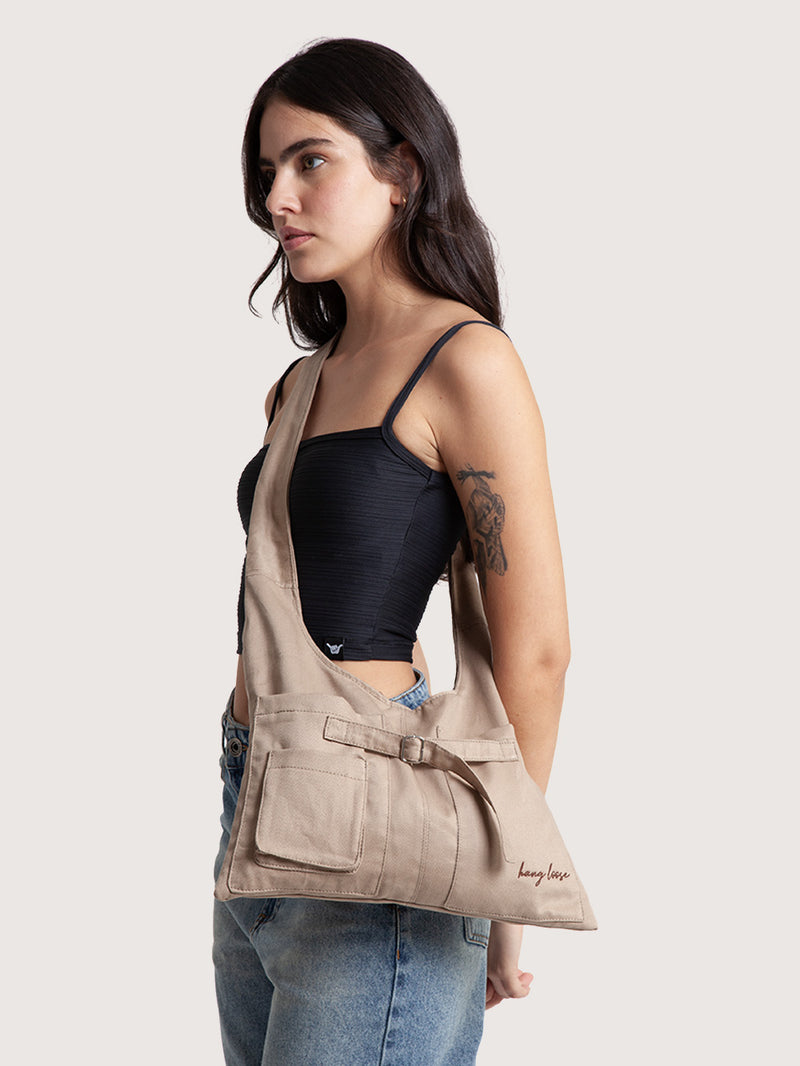 Bolsa Transversal Caqui Hang Loose Pockets