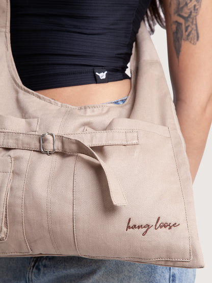 Bolsa Transversal Caqui Hang Loose Pockets