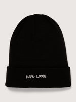 Gorro Preto Hang Loose Embro