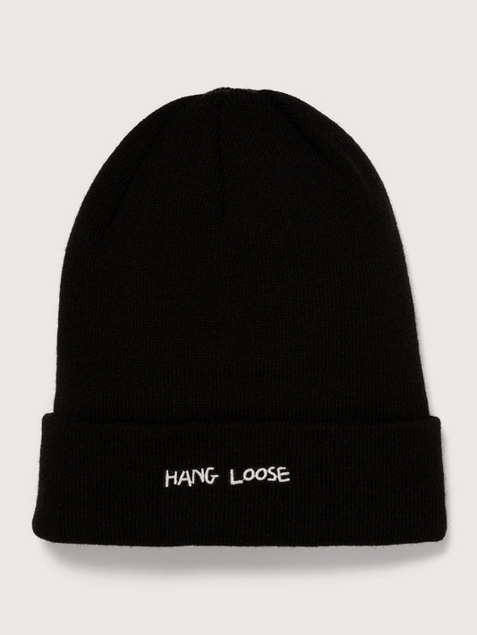 Gorro Preto Hang Loose Embro