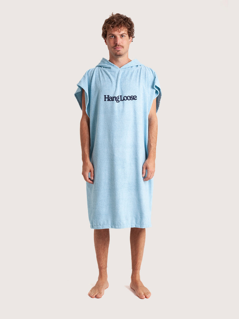 Poncho Azul Hang Loose Lanai