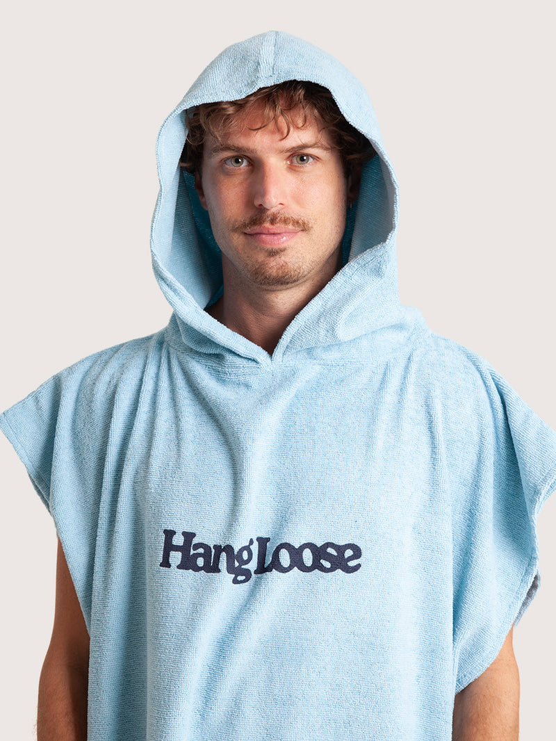 Poncho Azul Hang Loose Lanai