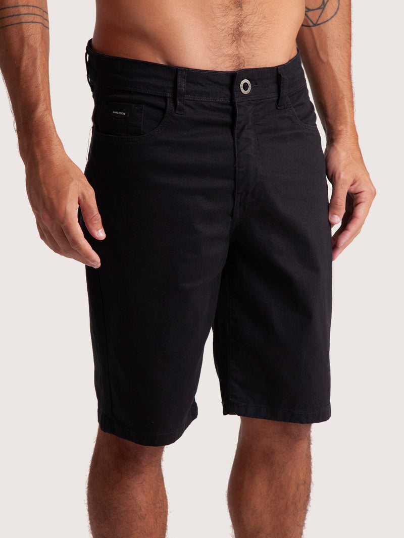 Bermuda Walk Sarja Preta Hang Loose 5 Pockets