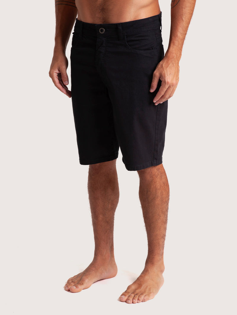 Bermuda Walk Sarja Preta Hang Loose 5 Pockets