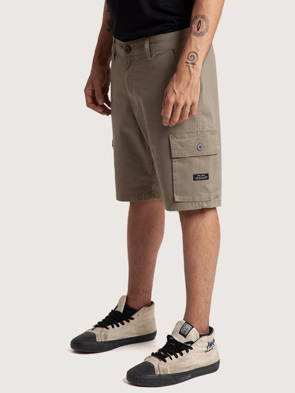 Bermuda Cargo Sarja Verde Oliva Hang Loose Load