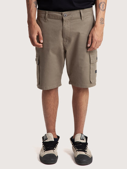 Bermuda Cargo Sarja Verde Oliva Hang Loose Load
