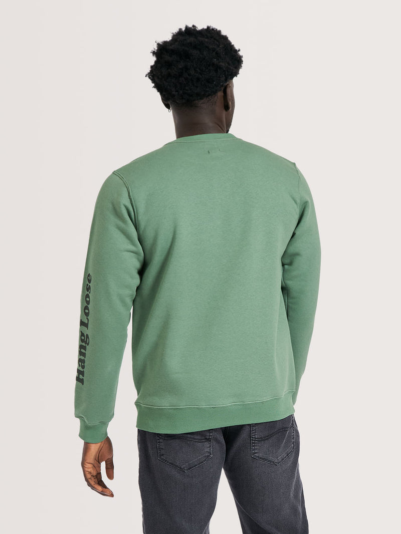 Moletom Careca Hang Loose Logo Verde