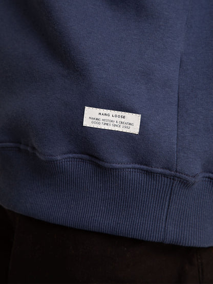 Moletom Careca Azul Marinho Hang Loose Label
