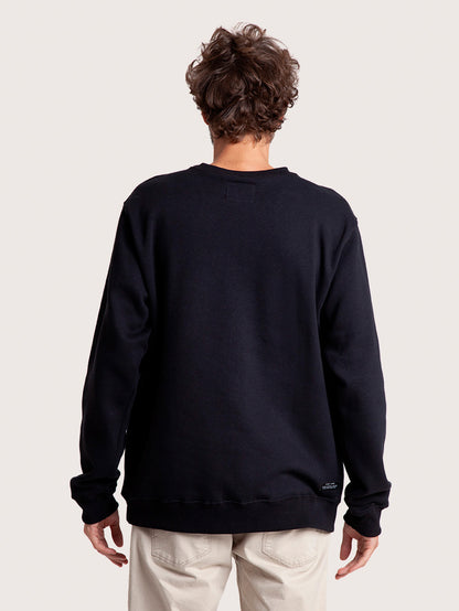 Moletom Careca Preto Hang Loose Retro