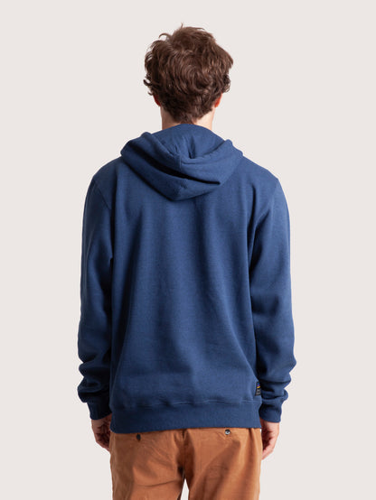 Moletom Canguru Azul Hang Loose Trust