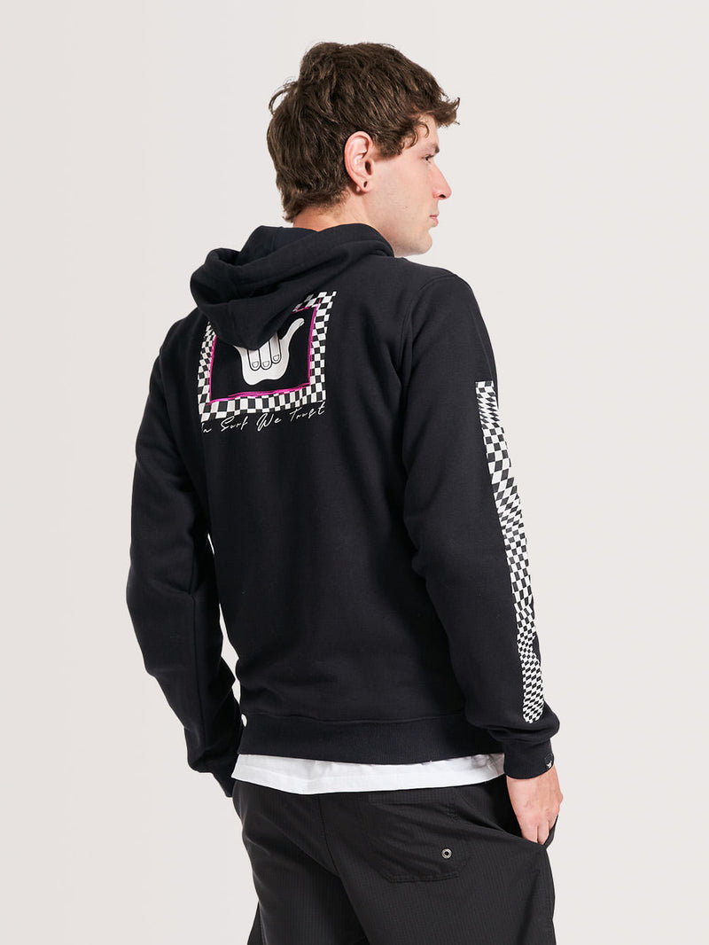 Moletom Canguru Hang Loose Racer Preto