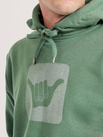 Moletom Canguru Hang Loose Logo Verde