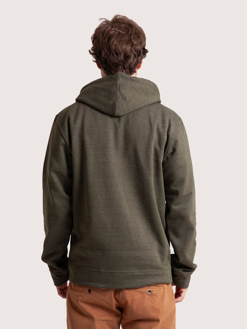 Moletom Canguru Verde Hang Loose Logo