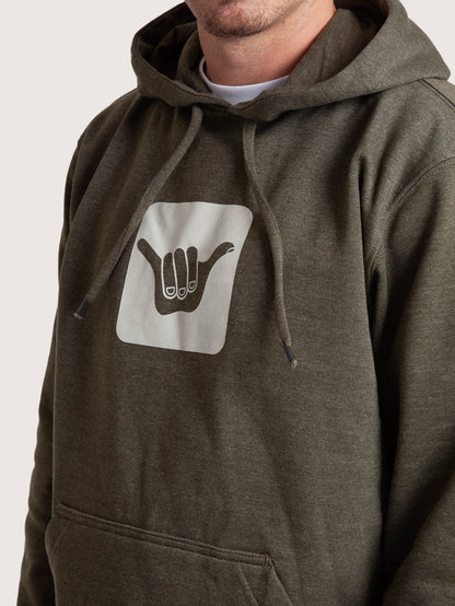 Moletom Canguru Verde Hang Loose Logo