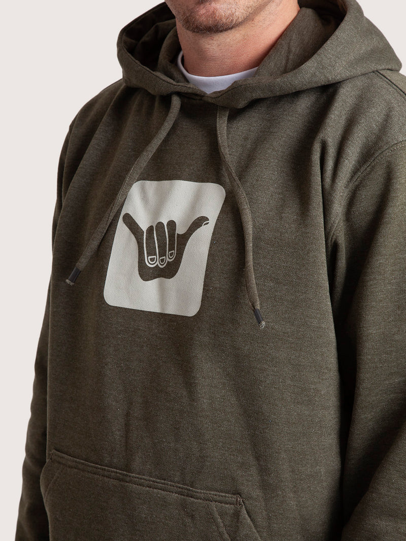 Moletom Canguru Verde Hang Loose Logo