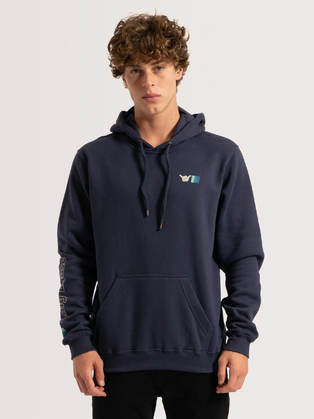 Moletom Canguru Hang Loose Sleeve Azul Marinho