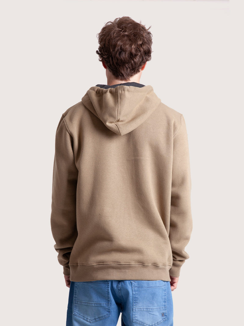 Moletom Canguru Caqui Hang Loose Typo