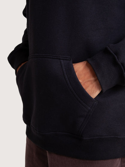 Moletom Canguru Preto Hang Loose Log