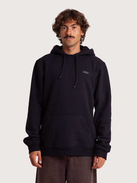 Moletom Canguru Preto Hang Loose Log