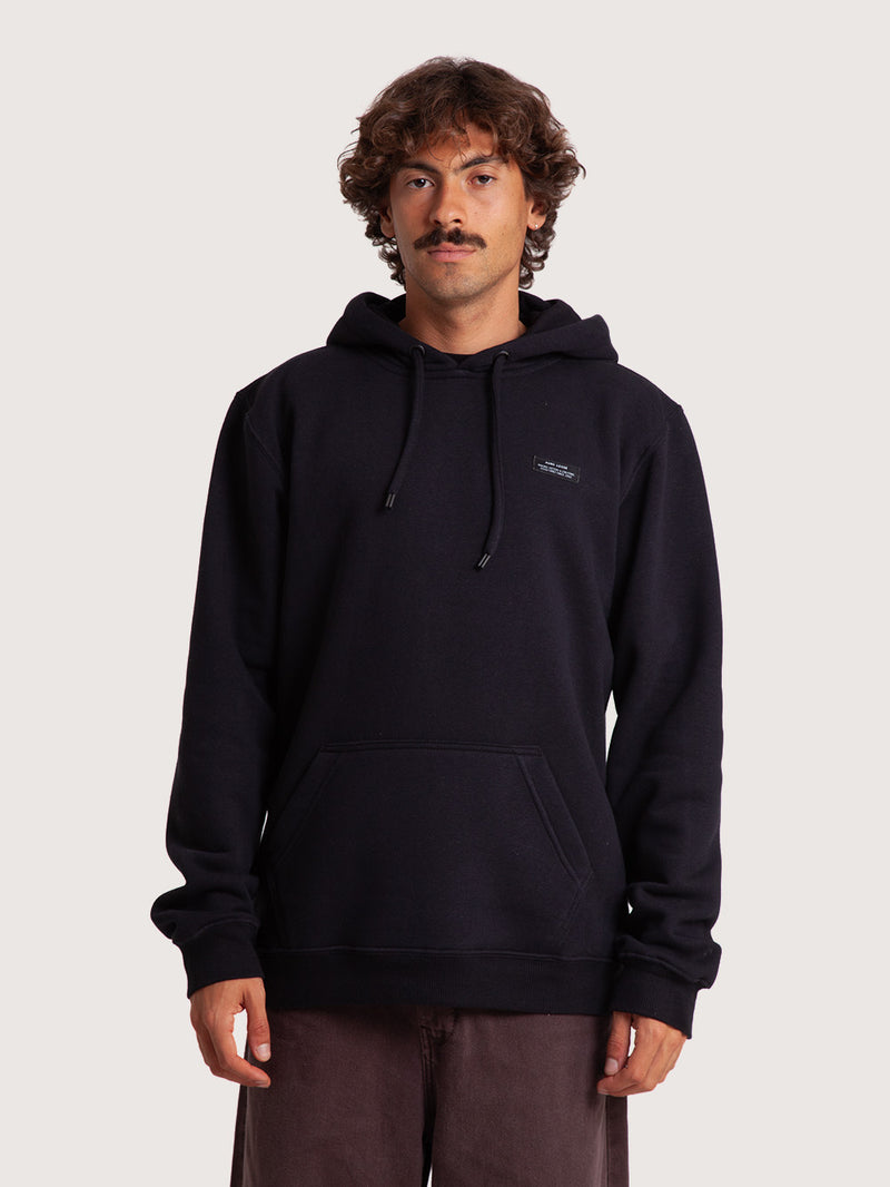 Moletom Canguru Preto Hang Loose Log