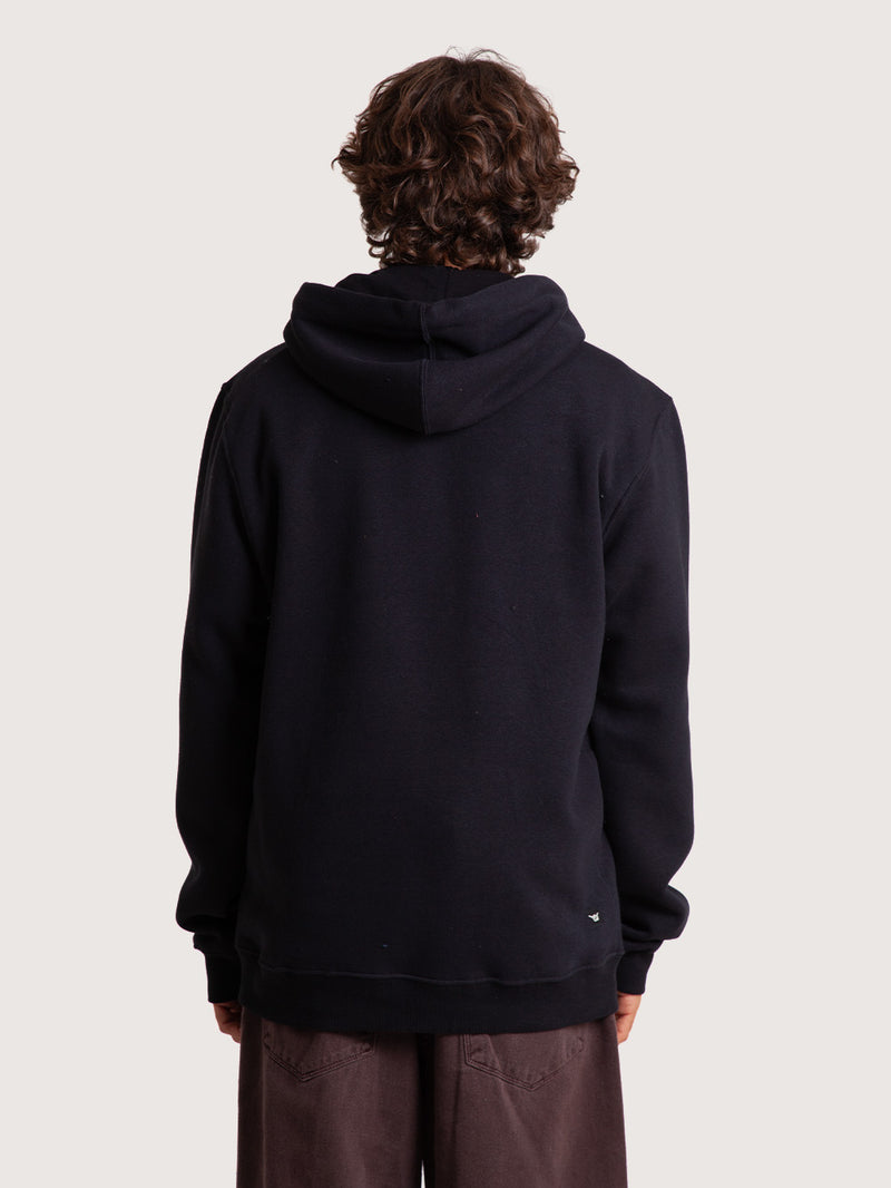 Moletom Canguru Preto Hang Loose Log