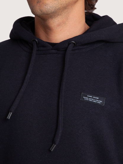 Moletom Canguru Preto Hang Loose Log