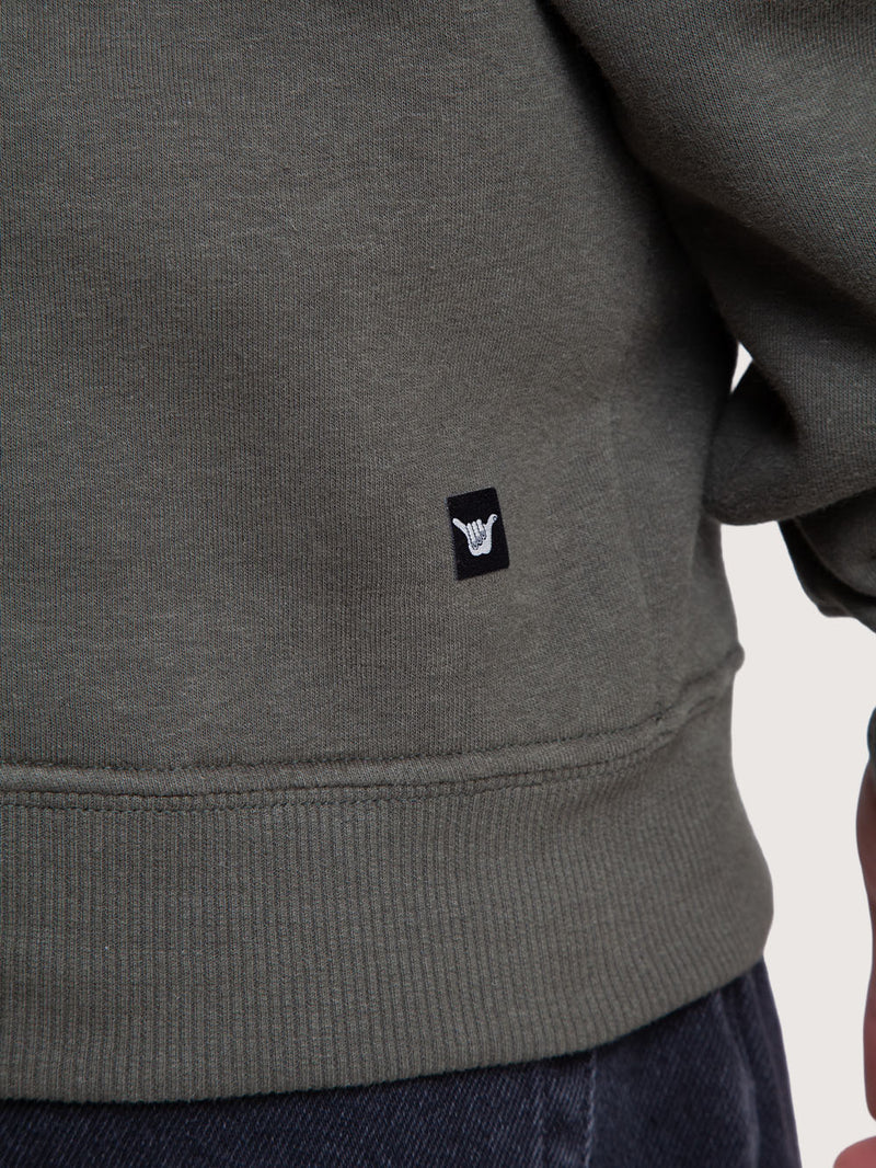 Moletom Canguru Verde Hang Loose Log