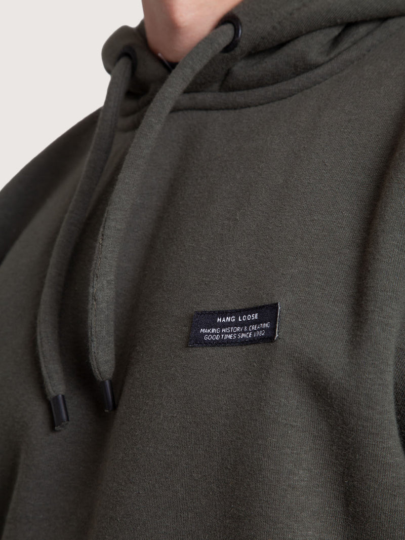 Moletom Canguru Verde Hang Loose Log