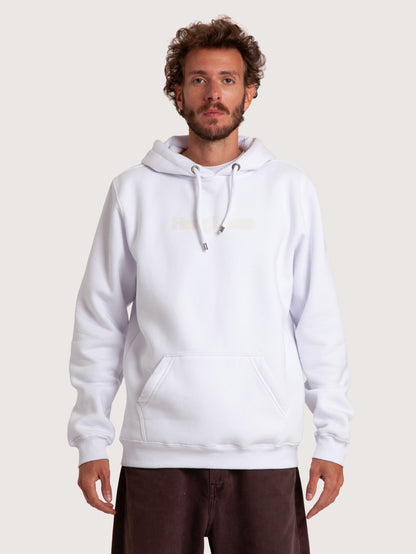 Moletom Canguru Branco Hang Loose Typo