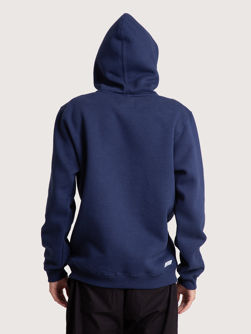 Moletom Canguru Azul Marinho Hang Loose Typo