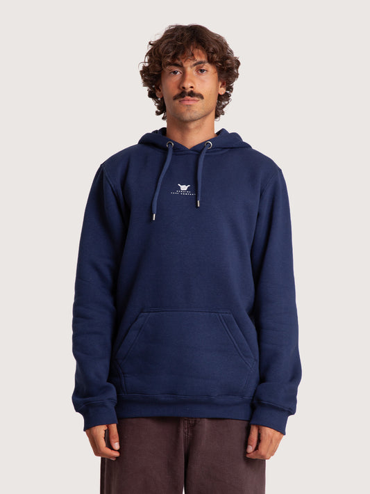 Moletom Canguru Azul Marinho Hang Loose Clean