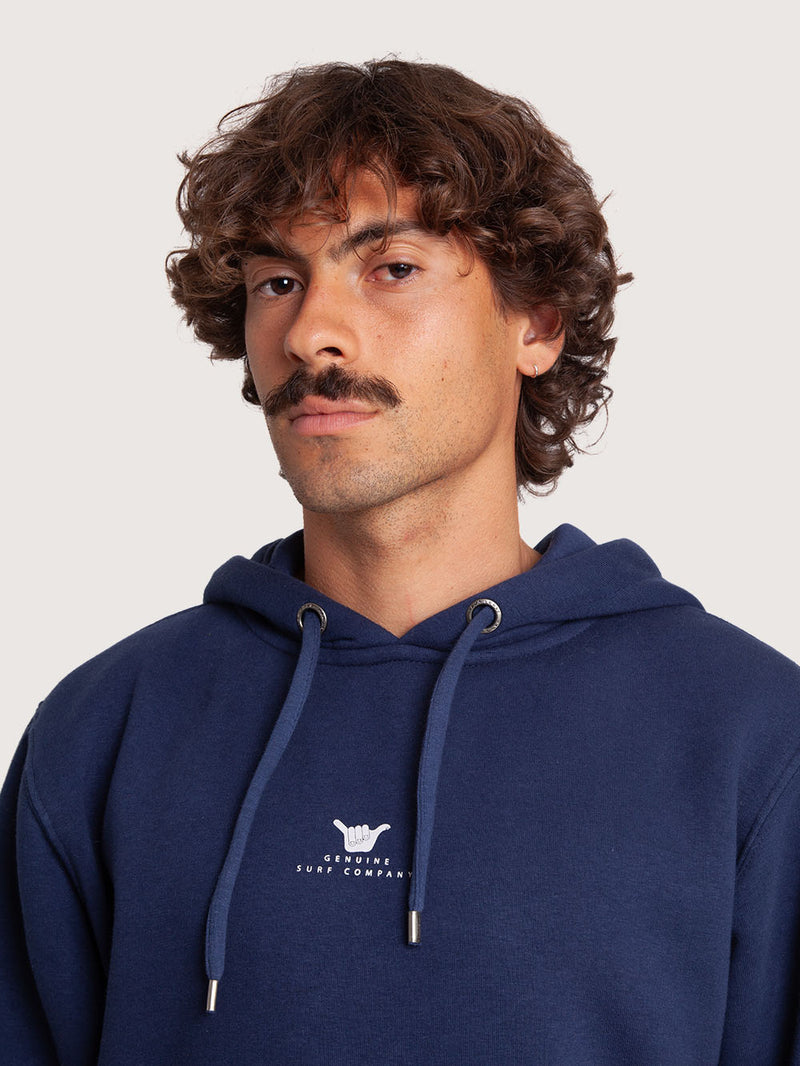 Moletom Canguru Azul Marinho Hang Loose Clean