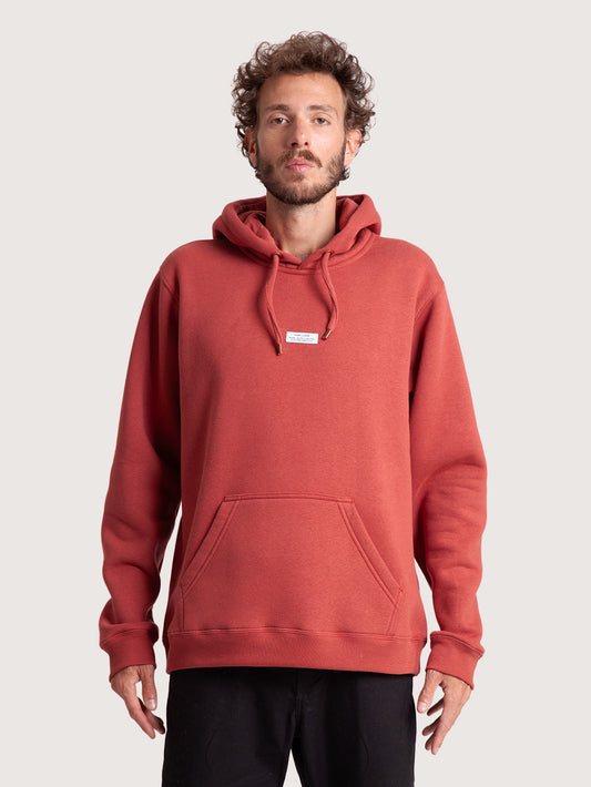Moletom Hang Loose Bordô 320g com Capuz Loose