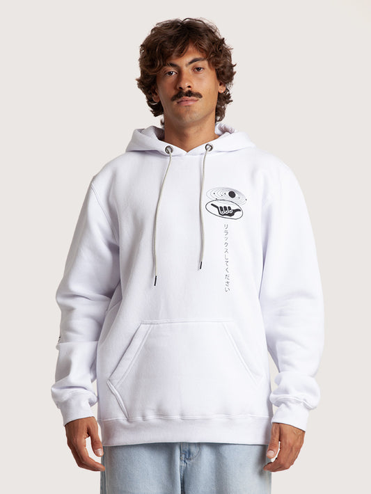 Moletom Canguru Branco Hang Loose FC Astor