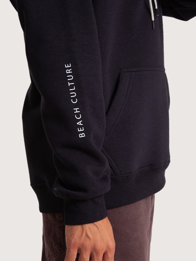 Moletom Canguru Preto Hang Loose Astor