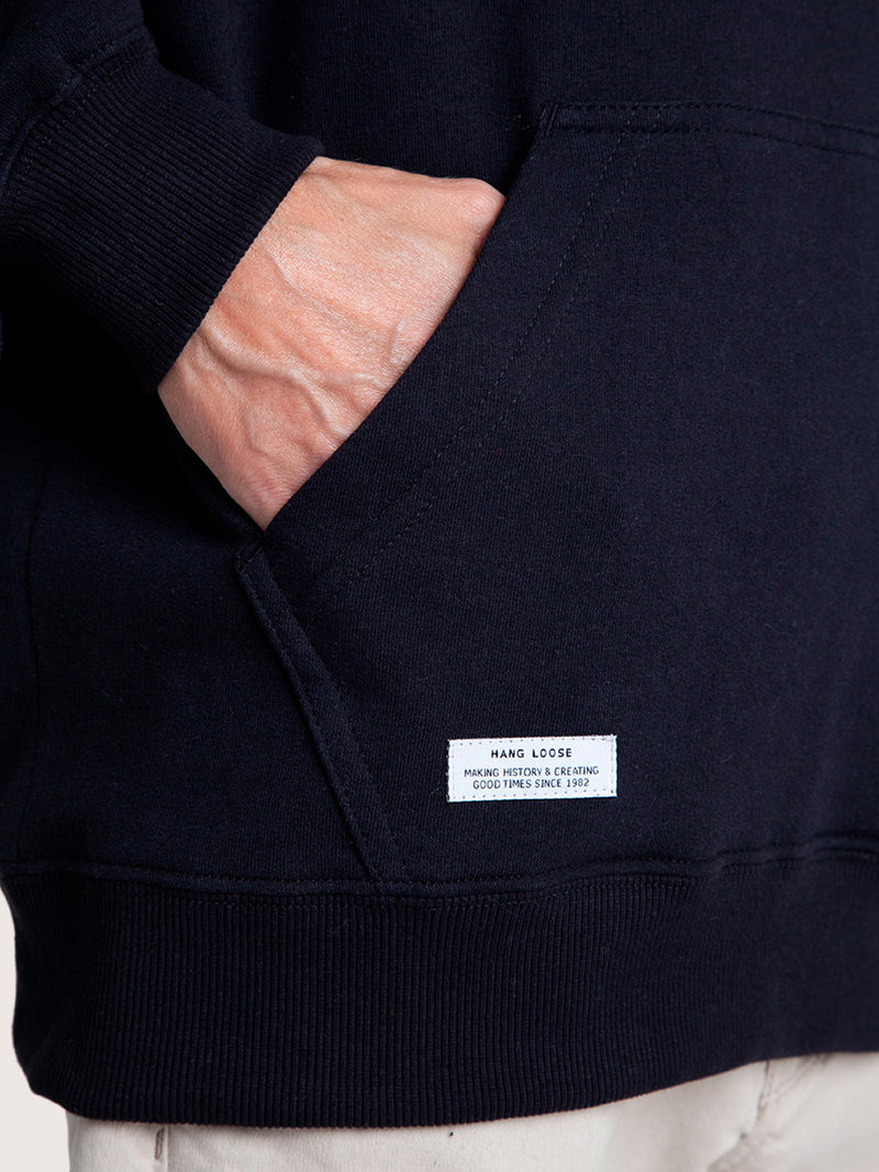 Moletom Canguru Preto Hang Loose AB Company