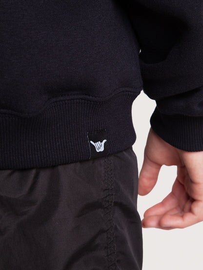 Moletom Canguru Preto Hang Loose Fish