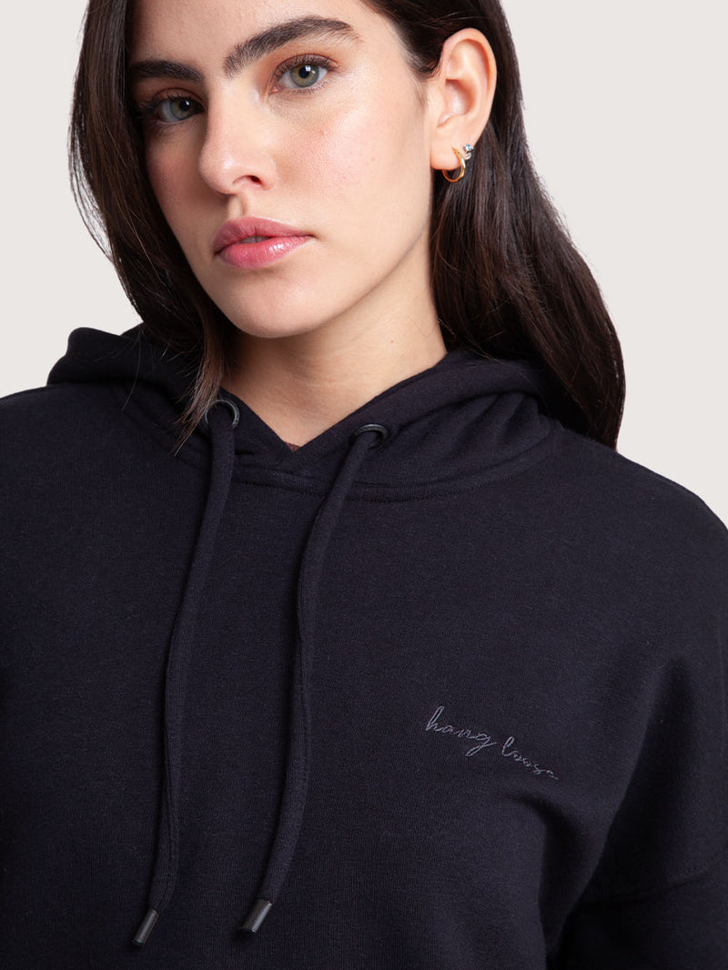 Moletom Fechado Preto Hang Loose Type
