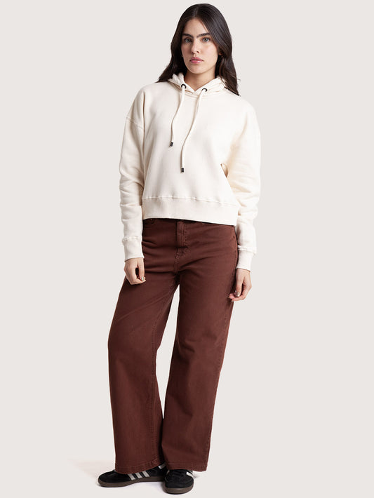 Moletom Canguru Hang Loose Off White Type