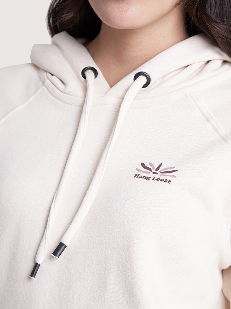 Moletom Canguru Off White Hang Loose Into