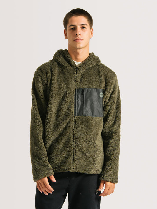 Moletom Especial Hang Loose Fleece Verde Militar