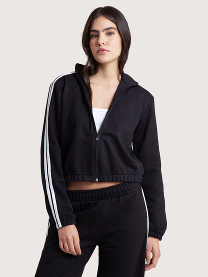 Moletom Especial Preto Hang Loose Stripes