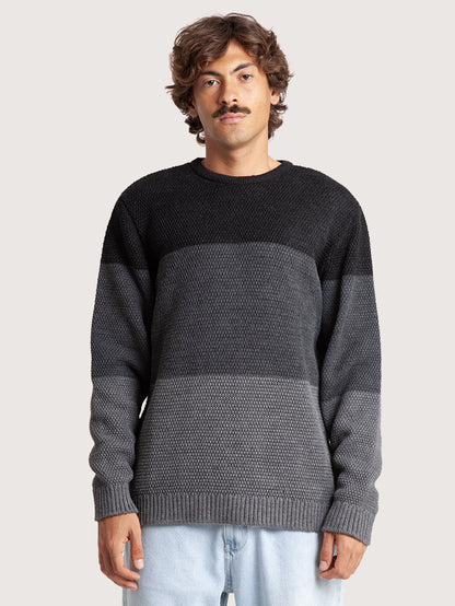 Suéter Tricot Mescla Grafite Hang Loose Good Times
