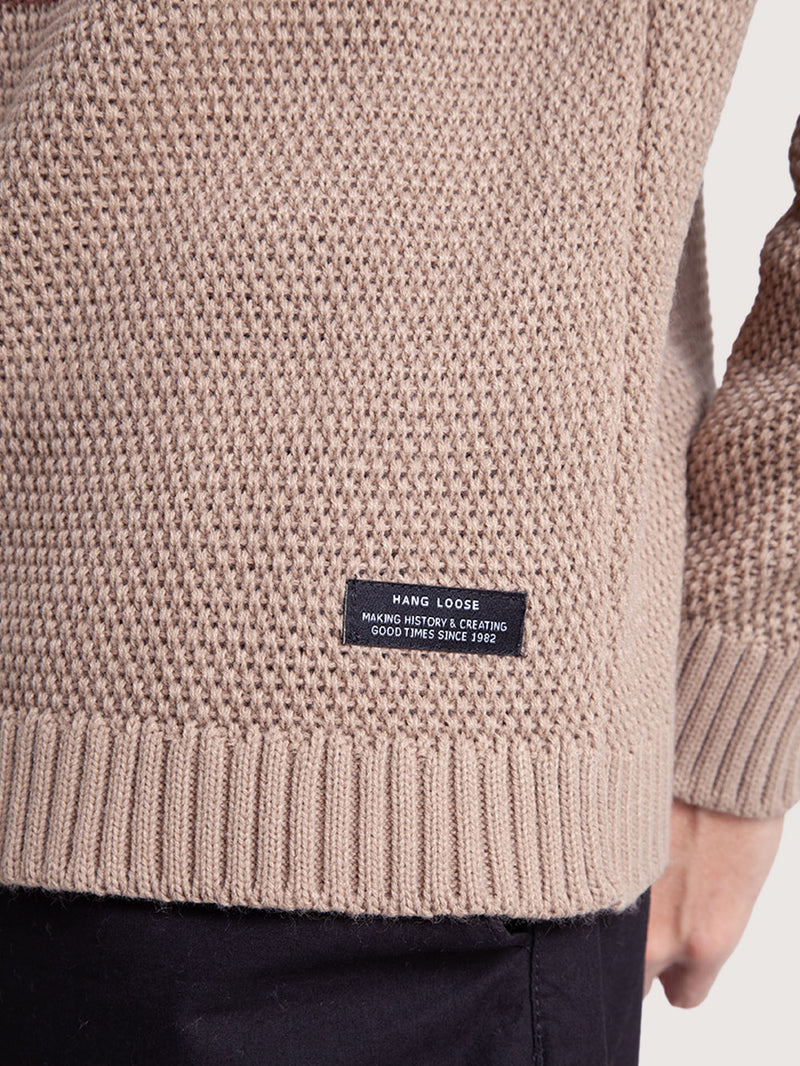 Suéter Tricot Marrom Hang Loose Good Times