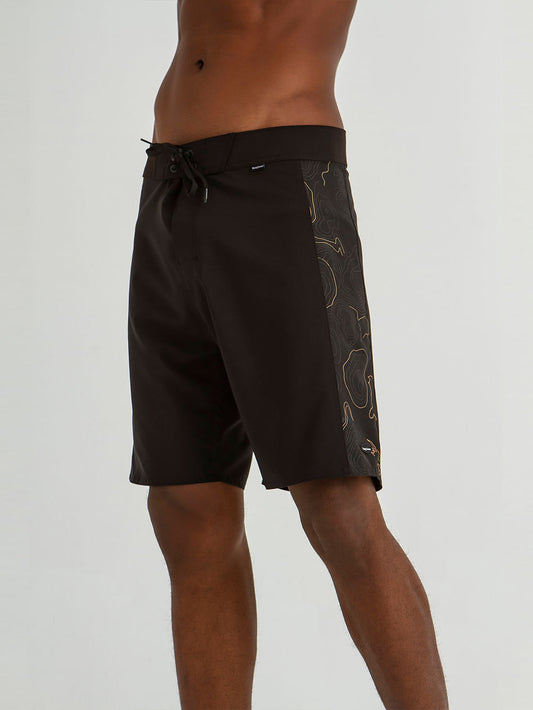 Boardshort Hang Loose Sunset Preto