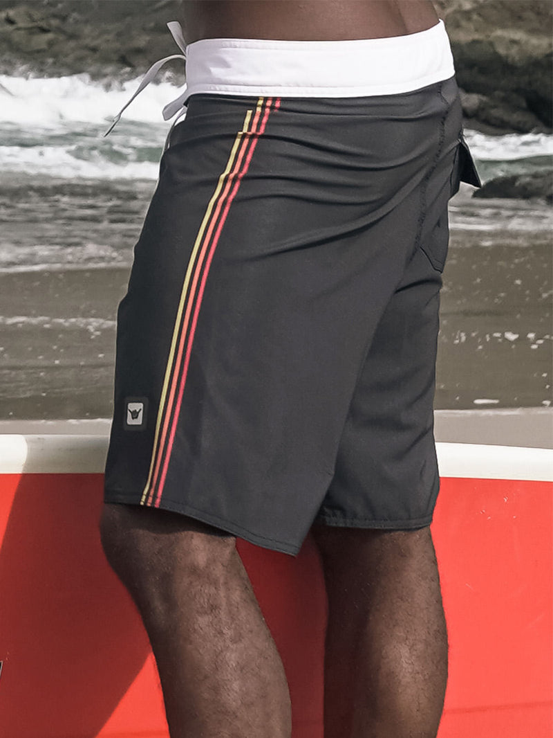 Boardshort Hang Loose Sunset Preto
