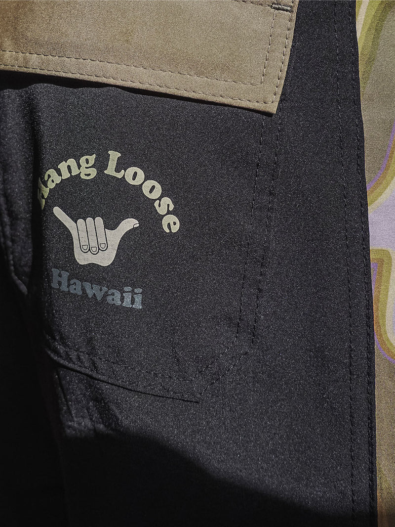 Boardshort Hang Loose Bloomer Preto