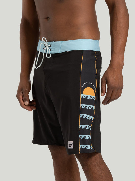 Boardshort Hang Loose Ollaloka Preto